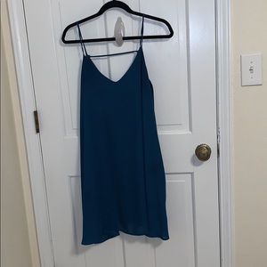 blue barely worn dress